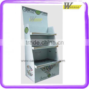 custome-made good quality corrugated paper display stand for artware