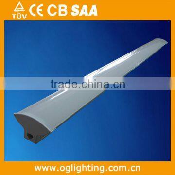 DLC ETL SAA TUV-CE, 4ft LED Batten Ceiling Light for Warehouse