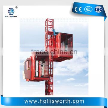 Manufactory Normal building hoist 33m/min lifting speed Single cage Building elevator
