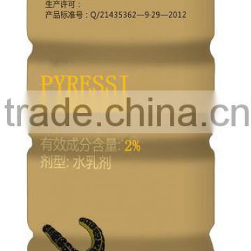 Botanic pesticide Pyressi special for controlling cabbage worms and other worms