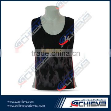 lacrosse mesh manufacturer 100%polyester reversible lacrosse wears for team &club