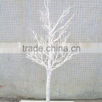Sraight Trunk White Artificial Dry Tree