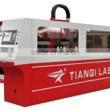 Economy fiber laser cutting machine used for 6mm square pipe cutting