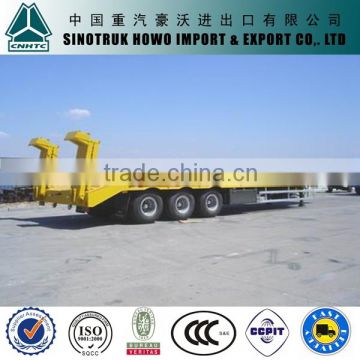 three axles low bed semi trailer for sale