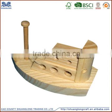 mini wooden handmake crafts cheap wooden model ship for sales