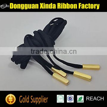 Golden supplier golden metal tips shoelace