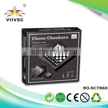 New product long lasting indoor sports plastic chess set for 2016