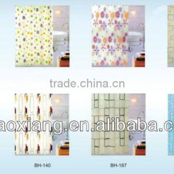 plastic bathroom curtain designs