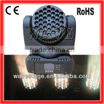 Good price 36PCS 3W RGBW leds beam moving head christmas light show (WLEDM-09-1)