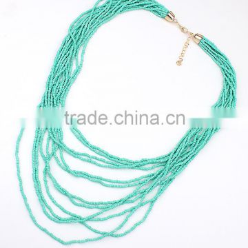 CZ904441 Fashion Bohemia concise multi temperament Long Necklace Beads