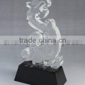 crystal trophy,crystal decoration,crystal craft