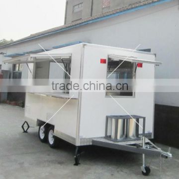 Super Quality BBQ vending trailer-mobile fast food van for sale