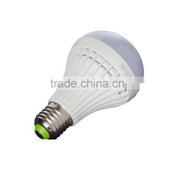 plastic led bulb, 100-250V e27 7w led globe light, LED lamp