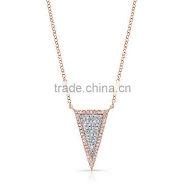 Factory wholesale price women fashion gold necklace designs in 16 grams
