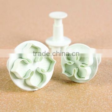 3 pcs easy flower shape small size plunger cutter