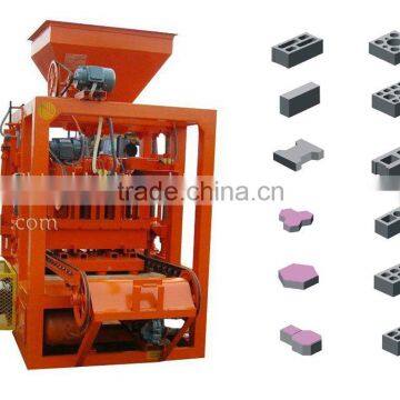 QT4-24 semi-automatic paving slab making machine price