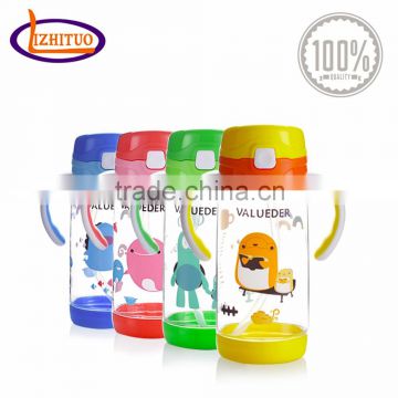 3 years baby new wide mouth plastic 2016 water bottle for children