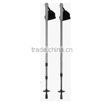 Clamp Mechanism Walking Pole,Trekking Pole,Telescopic walking pole,clamp locking system walking stick
