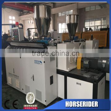pvc electric cable trunking extrusion line/pvc cable trunking making machine with price