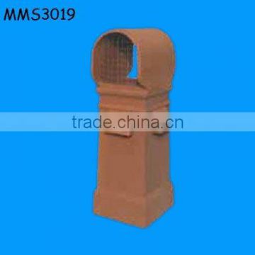 Terracotta clay chimney pot