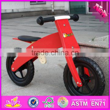 2016 wholesale cheap red kids wooden balance bicycle prices W16C143