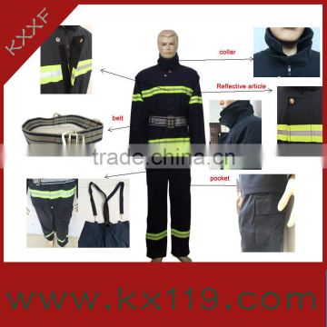 2014 New Product 02 Type Dark Bule fabric for working uniform for fireman