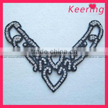 crystal appliques for wedding dresses WRA-098