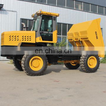 Earth transport machinery 4 wheel drive FCY100 Loading capacity 10 tons Front tipper lorry with cheapest price