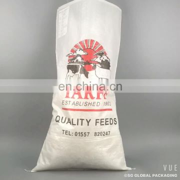 Durable high quality china pp woven bag for feed