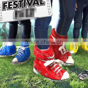 2015 fashion foldable waterproof printed shoe covers for outdoors                        
                                                Quality Choice