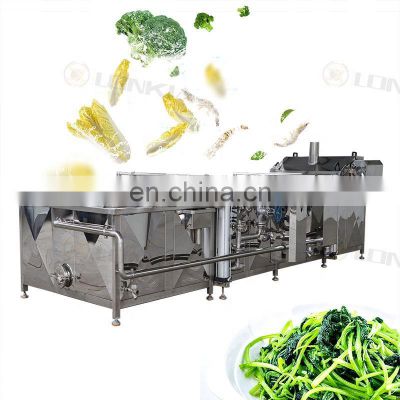 Factory Supplier  green beans garlic onion frozen fruit and vegetable blanching machine