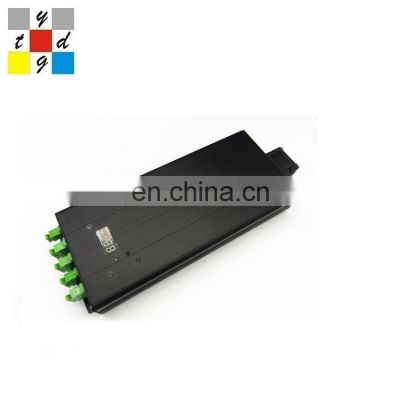 Hot sale 1550nm  aluminum 4 port 16.5 dbm ftth catv mini optical amplifier edfa