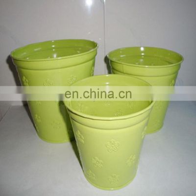 yellow coloured cheap wholesale pots and planters