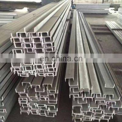 hot rolled channel steel bar 100x50x5.0 mm u-channel steel standard sizes