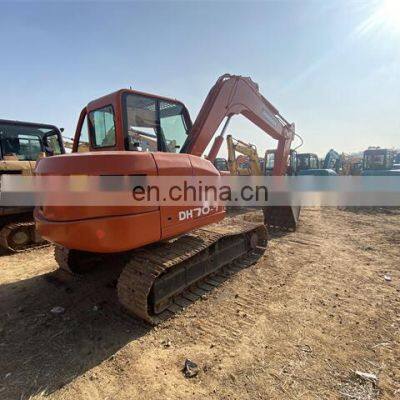 Used doosan dh70-7 excavator , Original doosan digger , Doosan dh55 dh60 dh80 mini digging machine for sale