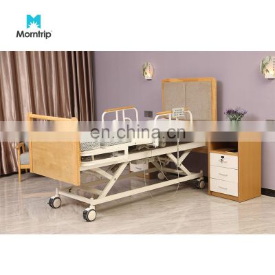 Morntrip Noble Luxury Smart And Safe Height Adjustable Full Function Home Nursing Rotating Bed For Stroke Patient