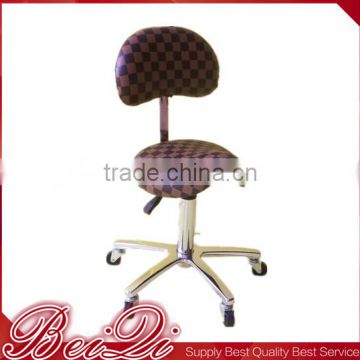 saddle bar stool chair with wheels salon pedicure stool barber chair