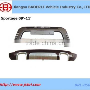 High quality, front and rear bumper guard apply for Sportage 2009