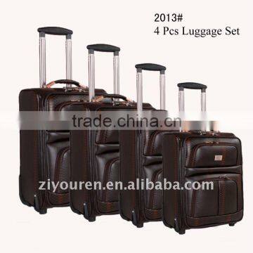 4 Pcs PU Luggage Set