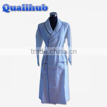 100%cotton waffle shawl collar adult bathrobes