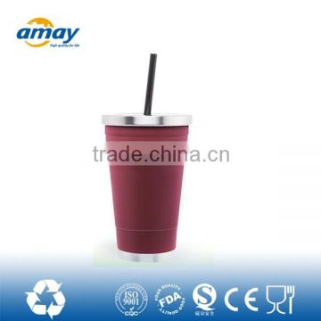 See larger image high quality coffee tumbler with straw double wall type high quality coffee tumbler with straw double wall typ