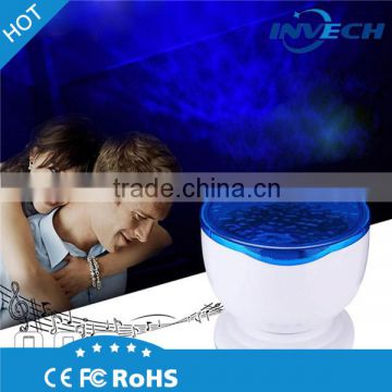 Ocean Sea Daren Waves ABS LED Night Light Projector Romantic Relaxing Lamp with Speaker