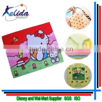 small size printed antibacterial microfiber cleaning cloth