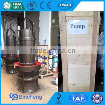 Underwater pump drainage propeller pump