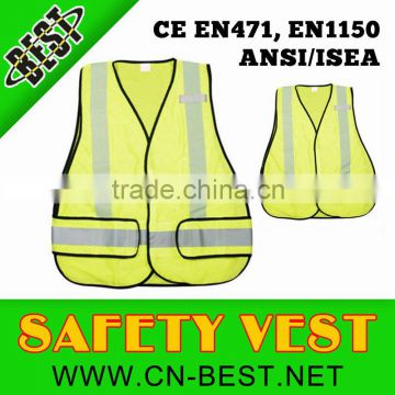 EN471 class 2 100% polyester hi visibility safey vest