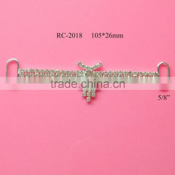 Stock hot selling Factory price rhinestone connector for headband/hairwear(RC-2018)