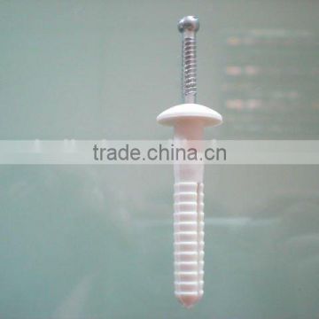 Supply PA6 flat head nylon nail in anchors popular product