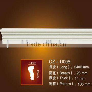 2014 high quality polyurethane ceiling cornice mouldings