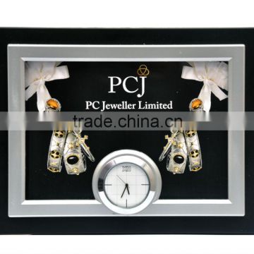 TABLE CLOCK with PHOTO FRAME