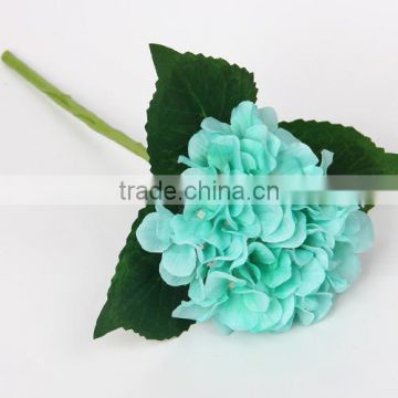 single stem wholesale artificial hydrangea flowers for wedding